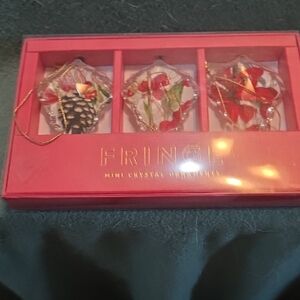 Fringe Studio Red and Gold Crystal Necklaces